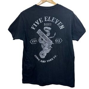 5.11 Tactical Come And Take It Men’s Black T-Shirt, M